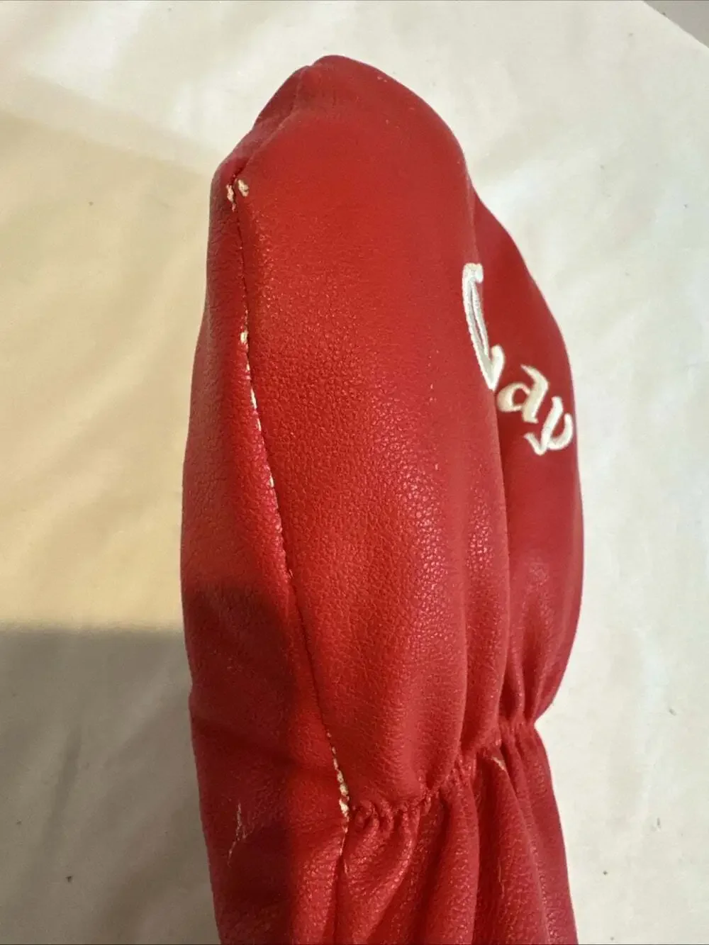 Callaway Big Bertha Driver Head Cover Red ALPHA 815 Golf Fair Shape Useable